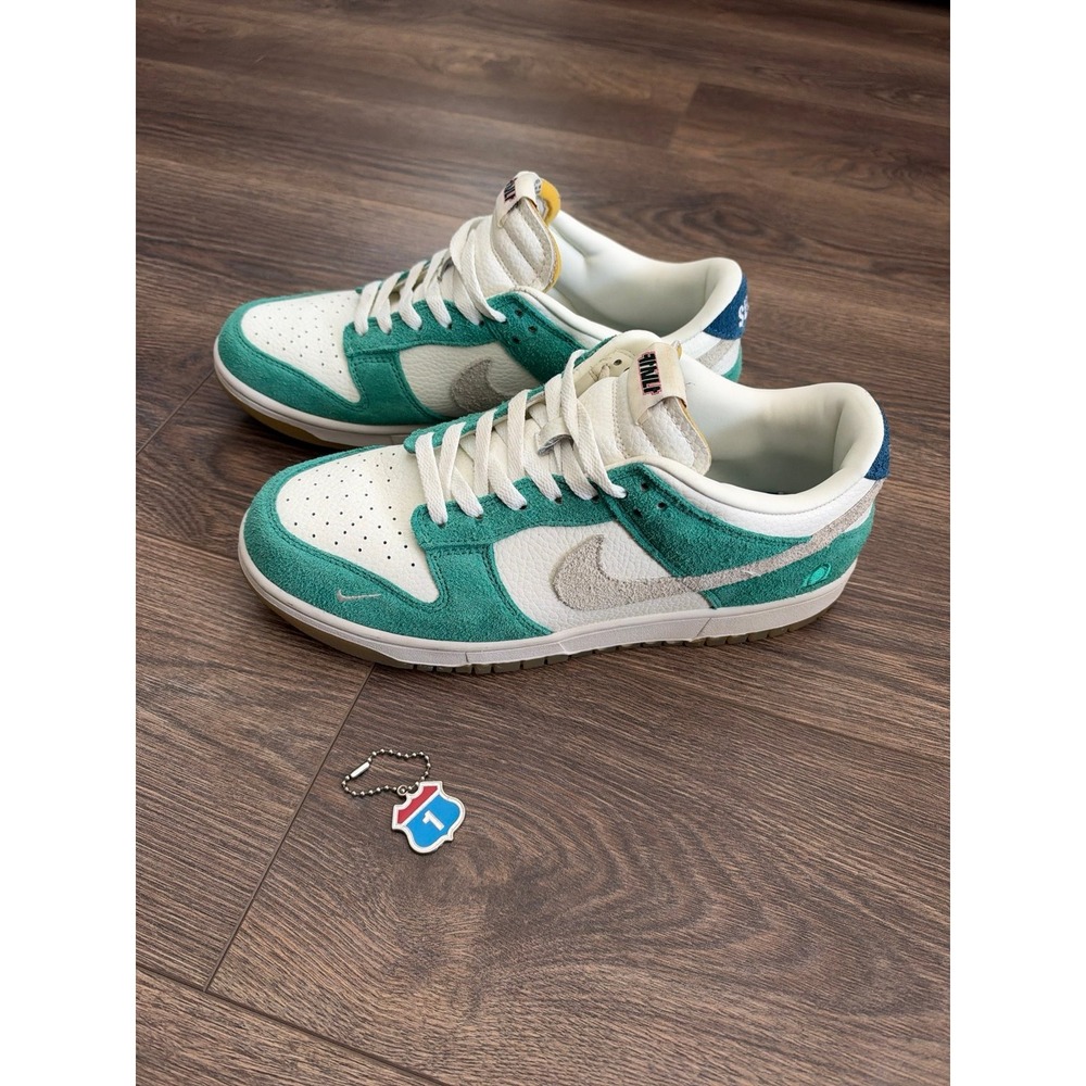 Nike Dunk Low Kasina Neptune Green Road Sign CZ6501-101 Men's Size 11 Korea